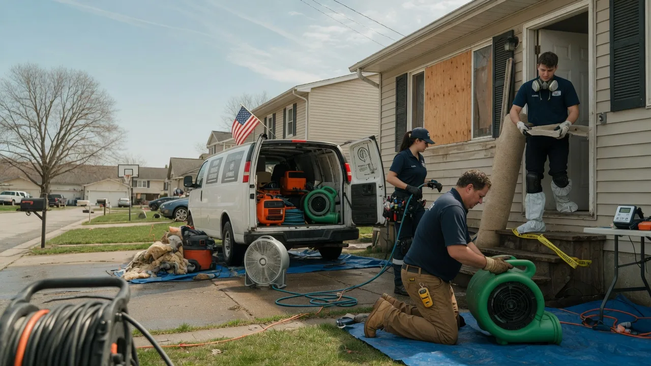 Water Damage Restoration in Hudson, KS near me